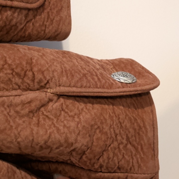 SADDLE RIDGE brown fringe western jacket - size medium - Picture 10 of 12